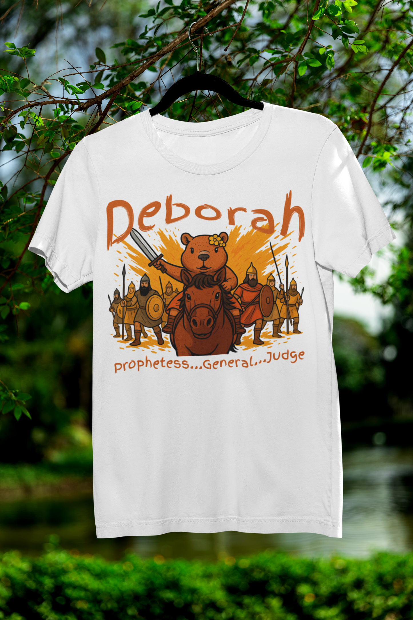 “Deborah’s Courage – Capybara Youth Christian Tee”