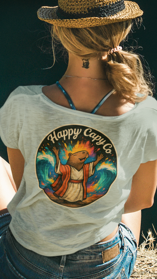 “Elijah’s Victory Run – Women’s Festival Scoop Christian Tee”