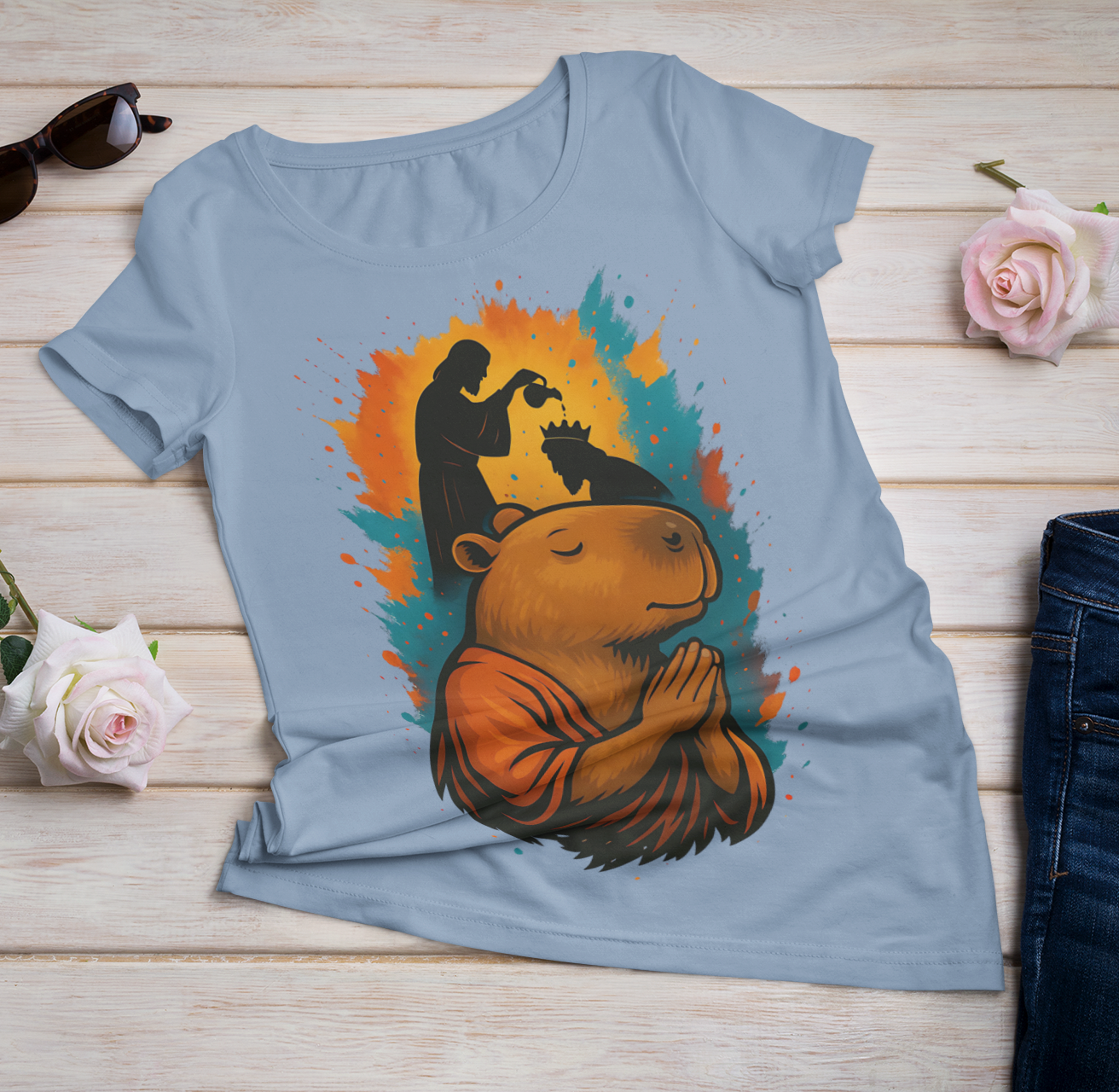 “Hannah’s Prayer – Women’s Festival Scoop Christian Tee”