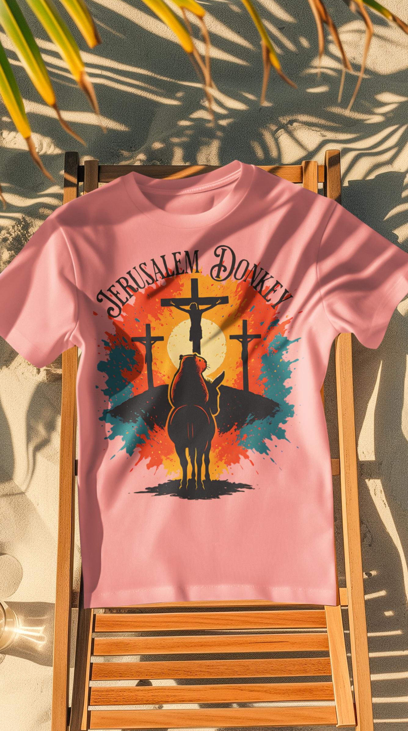 “The Jerusalem Donkey – Unisex Christian T-Shirt”