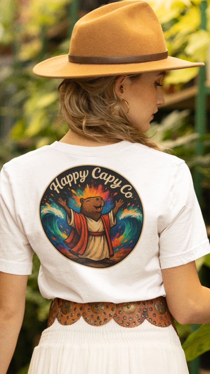 “Deborah’s Courage – Capybara Unisex Christian Tee”