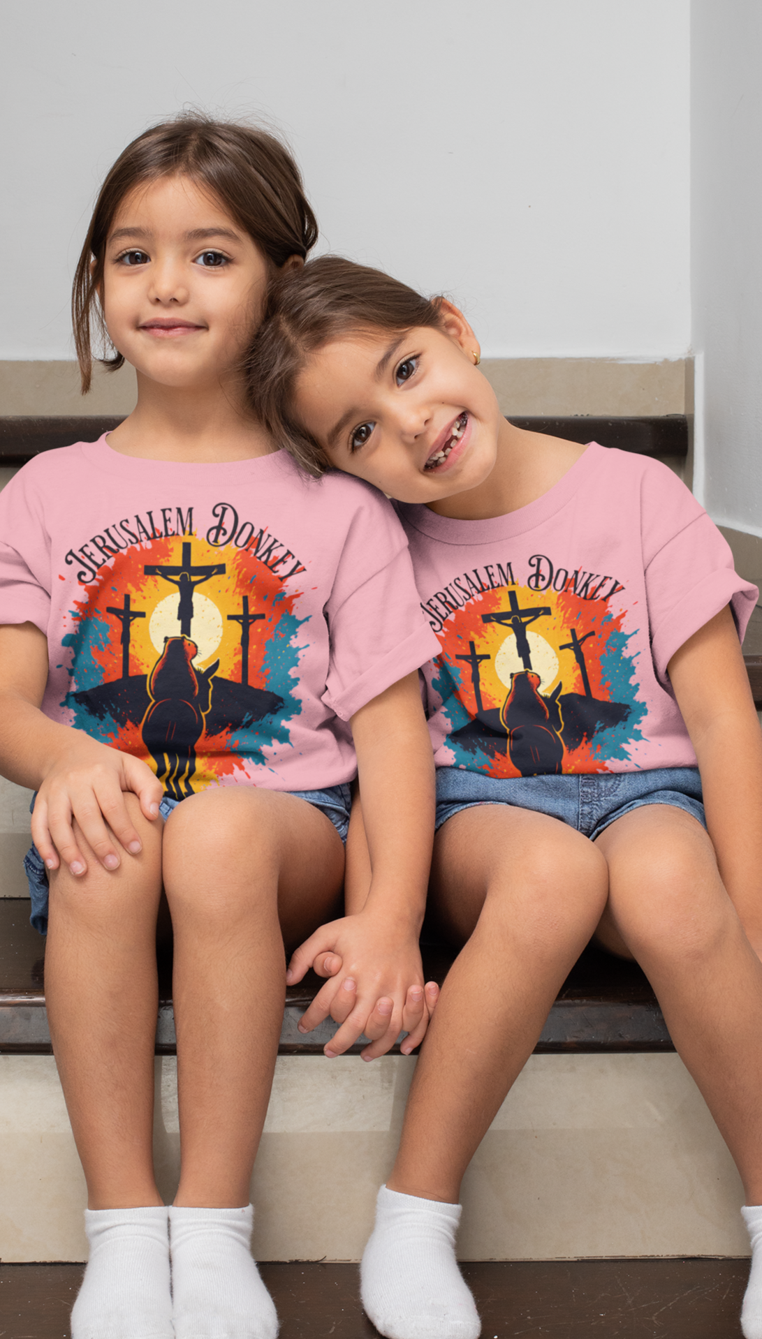 “The Jerusalem Donkey – Youth Christian T-Shirt”