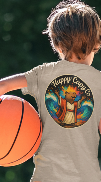 “Samson’s Strength – Youth Christian T-Shirt”