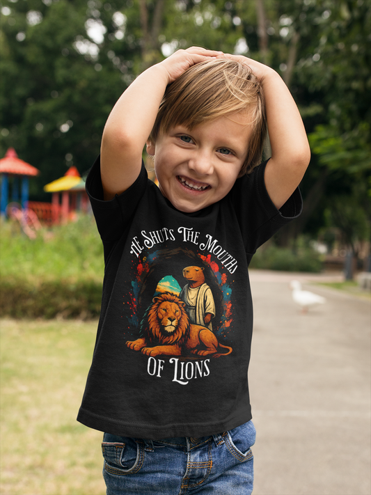 “Faith Over Fear: Daniel in the Lions’ Den Youth Tee”