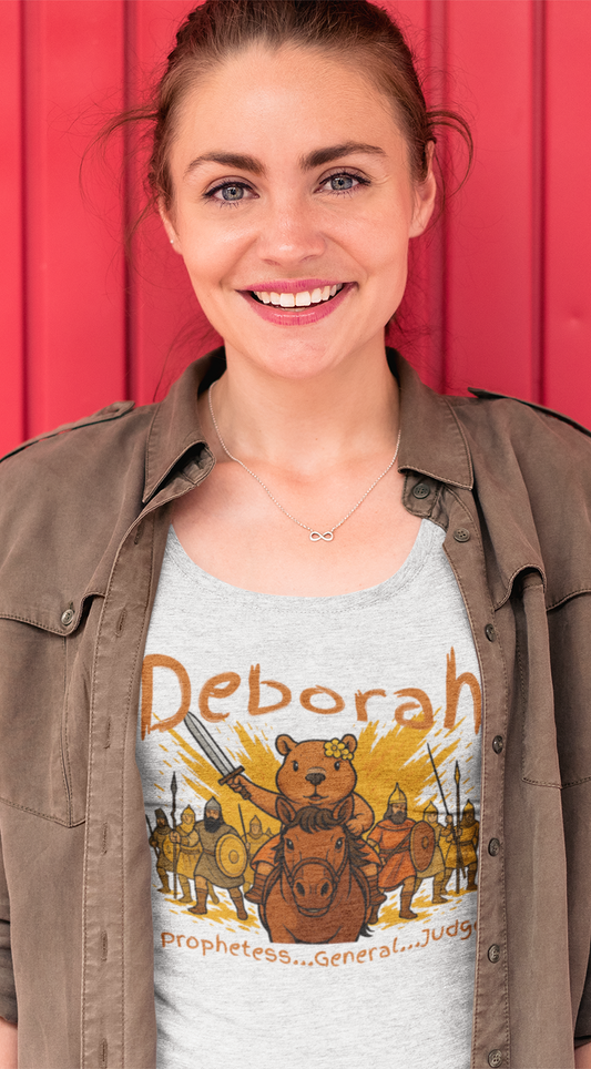 “Deborah’s Courage – Capybara Women’s Festival Scoop Tee”