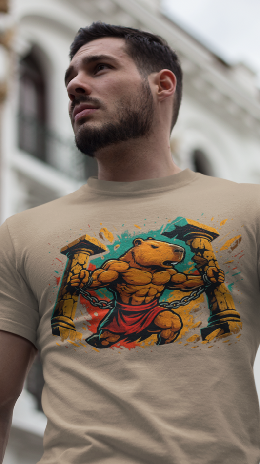 “Samson’s Strength – Unisex Christian T-Shirt”