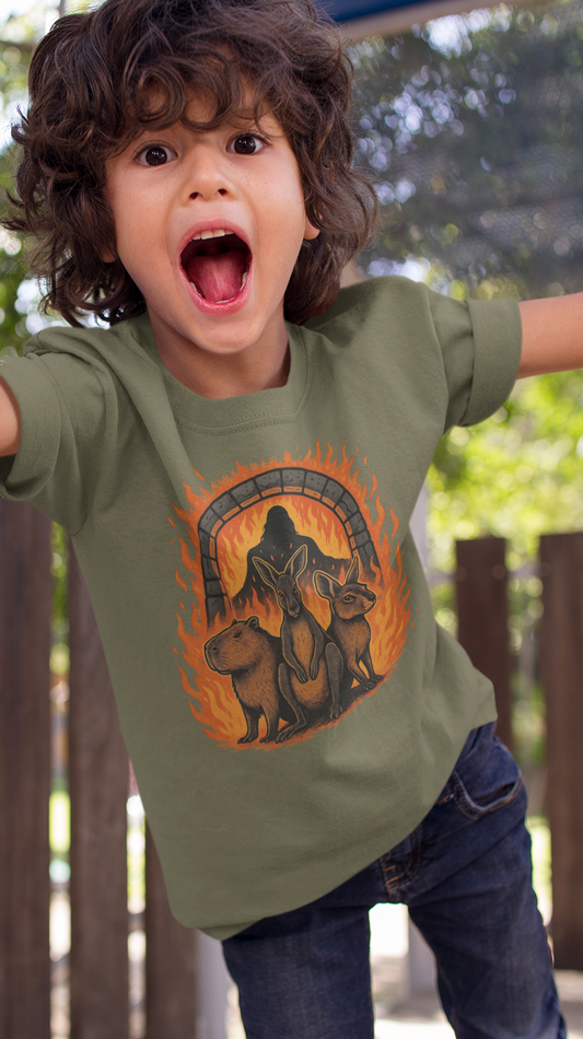 “Faith in the Fire – Youth Christian T-Shirt”